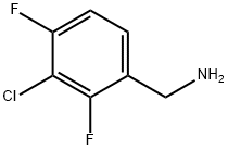 3-CHLORO-2,4-DIFLUOROBENZYLAMINE Struktur