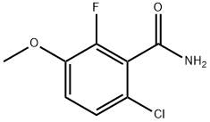 6-氯-2-氟-3-甲氧基苯甲酰胺, JRD,886761-75-7,结构式