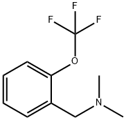 N,N-Dimethyl-1-[2-(trifluoromethoxy)phenyl]methylamine Struktur