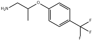 2-(4-三氟甲基苯氧基)-1-丙胺 结构式