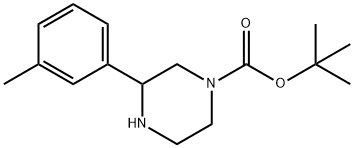 1-BOC-3-M-TOLYLPIPERAZINE Structure