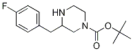 TERT-BUTYL 3-(4-FLUOROBENZYL)-1-PIPERAZINECARBOXYLATE,886772-26-5,结构式