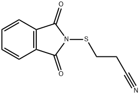 N-[(2-氰乙基)硫代]邻苯二甲酰亚胺,88683-57-2,结构式