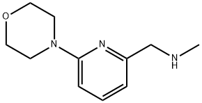 N-METHYL-N-[(6-MORPHOLIN-4-YLPYRIDIN-2-YL)METHYL]AMINE Struktur