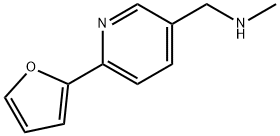 N-METHYL-[6-(2-FURYL)PYRID-3-YL]METHYLAMINE 结构式