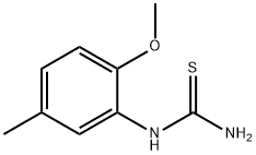 2-甲氧基-5-甲基苯基硫脲,88686-29-7,结构式