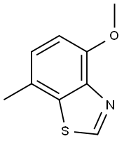 Benzothiazole, 4-methoxy-7-methyl- (9CI) Structure