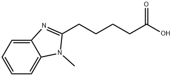 5-(1-Methyl-1H-benzoimidazol-2-yl)-pentanoic acid,887031-18-7,结构式