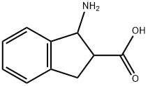 1H-Indene-2-carboxylic acid, 1-aMino-2,3-dihydro- Struktur
