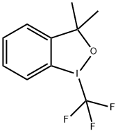 1,3-Dihydro-3,3-dimethyl-1-(trifluoromethyl)-1,2-benziodoxole,  Tognis  Reagent Struktur