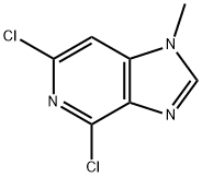 4,6-dichloro-1-Methyl-1H-iMidazo[4,5-c]pyridine Struktur