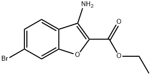 ethyl 3-aMino-6-broMo-1-benzofuran-2-carboxylate Structure