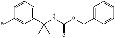 氨基甲酸,[1-(3-溴苯基)-1-甲基乙基]-,苯基甲基酯,887254-70-8,结构式