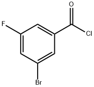 3-溴-5-氟苯甲酰氯, 887266-90-2, 结构式