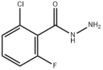 2-氯-6-氟苯甲酰肼, 887267-56-3, 结构式