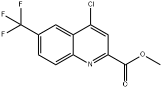 4-氯-6-三氟甲基-2-喹啉羧酸甲酯, 887267-67-6, 结构式