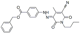 88731-51-5 benzyl 4-[(2E)-2-(1-butyl-5-cyano-4-methyl-2,6-dioxo-pyridin-3-ylidene)hydrazinyl]benzoate