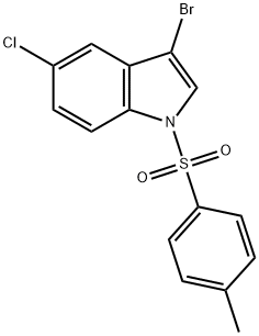 3-BroMo-5-chloro-1-(p-toluenesulfonyl)indole|1-(对甲基苯磺酰基)-3-溴-5-氯吲哚