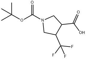887344-15-2 1-(叔丁氧基羰基)-4-(三氟甲基)吡咯烷-3-羧酸