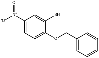 2-BENZYLOXY-5-NITROBENZENETHIOL Struktur