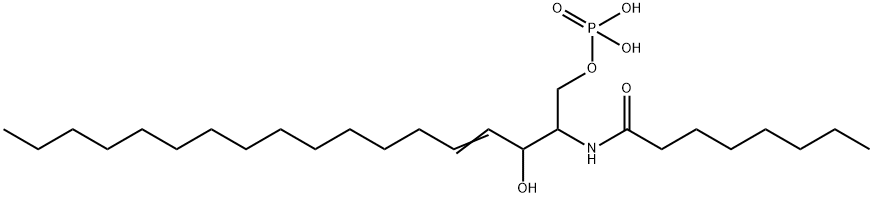 C8 Ceramide-1-phosphate,887353-95-9,结构式