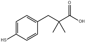 2,2-DIMETHYL-3-(4-MERCAPTOPHENYL)PROPIONIC ACID Struktur