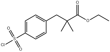 887355-04-6 ETHYL 2,2-DIMETHYL-3-(4-CHLOROSULFONYLPHENYL)PROPIONATE