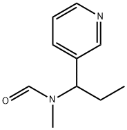 α-Ethyl-N-formyl-N-methylpyridinemethaneamine 结构式