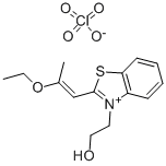 88736-02-1 2-(2-乙氧基-1-丙烯基)-3-(2-羟基乙基)苯并噻唑鎓高氯酸盐