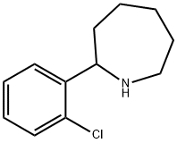 2-(2-クロロフェニル)アゼパン 化学構造式