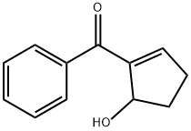 (5-HYDROXY-CYCLOPENT-1-ENYL)-PHENYL-METHANONE 结构式