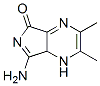 5H-Pyrrolo[3,4-b]pyrazin-5-one,7-amino-1,7a-dihydro-2,3-dimethyl-(9CI),88740-99-2,结构式