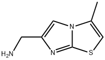 1-(3-methylimidazo[2,1-b][1,3]thiazol-6-yl)methanamine(SALTDATA: 2HCl 0.8H2O), 887405-23-4, 结构式