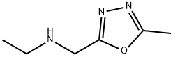 N-[(5-メチル-1,3,4-オキサジアゾール-2-イル)メチル]エタンアミン HYDROCHLORIDE 化学構造式