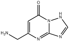 5-(胺甲基)[1,2,4]三唑并[1,5-A]嘧啶-7(4H)-酮, 887405-49-4, 结构式