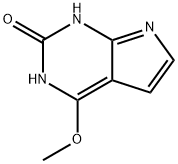 2-HYDROXY-6-METHOXY-7-DEAZAPURINE,887406-45-3,结构式