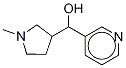 1-METHYL-3 (HYDROXY- (3-PYRIDYL) METHYL) PYRROLIDINE (MIXTURE OF DIASTEREOMERS),887407-08-1,结构式