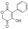 4-HYDROXY-3-PHENYL-PYRAN-2,5-DIONE,887407-19-4,结构式