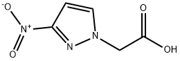 (3-硝基-1H-吡唑-1-基)乙酸,887408-81-3,结构式