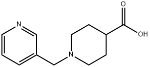 1-(PYRIDIN-3-YLMETHYL)PIPERIDINE-4-CARBOXYLIC ACID Structure