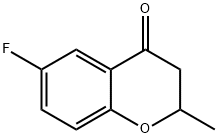 6-氟-2-甲基苯并二氢吡喃-4-酮 结构式