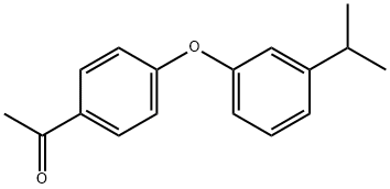 1-[4-(3-ISOPROPYL-PHENOXY)-PHENYL]-ETHANONE,887574-90-5,结构式
