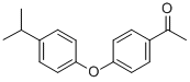 1-[4-(4-ISOPROPYL-PHENOXY)-PHENYL]-ETHANONE,887574-95-0,结构式