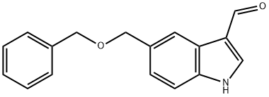 5-BENZYLOXYMETHYL-1H-INDOLE-3-CARBALDEHYDE Structure