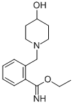 2-(4-HYDROXY-PIPERIDIN-1-YLMETHYL)-BENZIMIDIC ACID ETHYL ESTER Structure