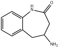 1-氨基-1,3,4,5-四氢-苯并[D]氮杂革-2-酮 结构式