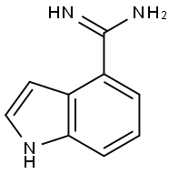 1H-INDOLE-4-CARBOXAMIDINE Structure