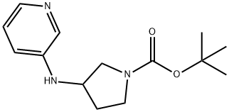 1-BOC-3-(PYRIDIN-3-YLAMINO)-PYRROLIDINE Structure