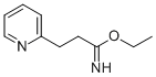 3-PYRIDIN-2-YL-PROPIONIMIDIC ACID ETHYL ESTER 化学構造式