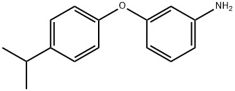 3-(4-ISOPROPYL-PHENOXY)-PHENYLAMINE,887579-72-8,结构式